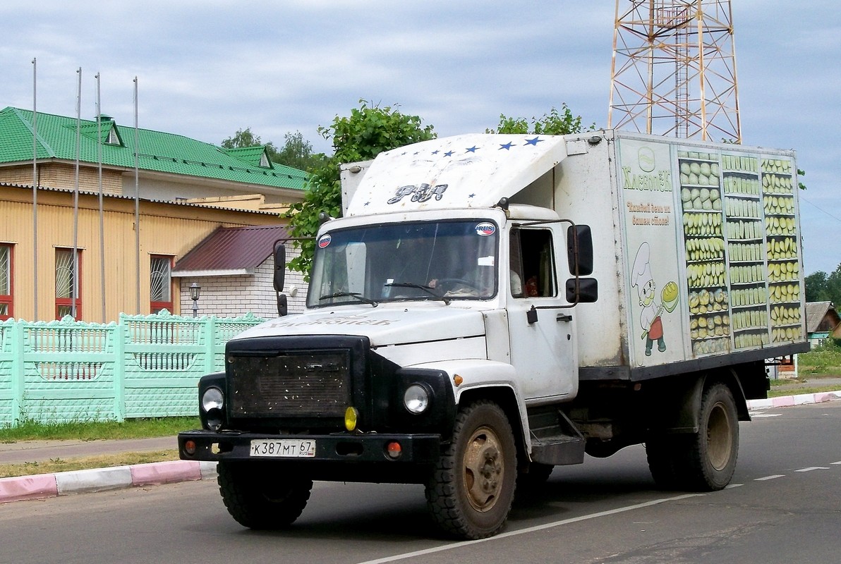 Смоленская область, № К 387 МТ 67 — ГАЗ-3309