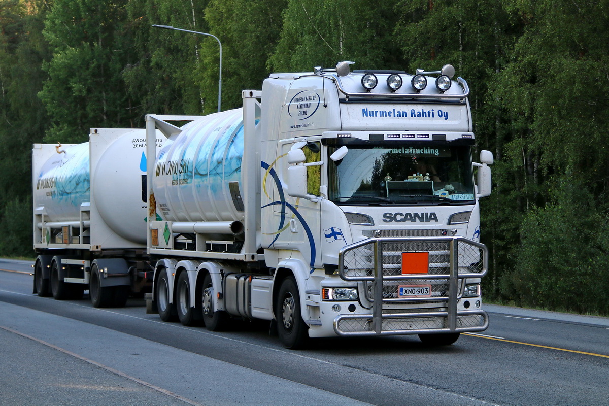 Финляндия, № XNO-903 — Scania ('2013) R580