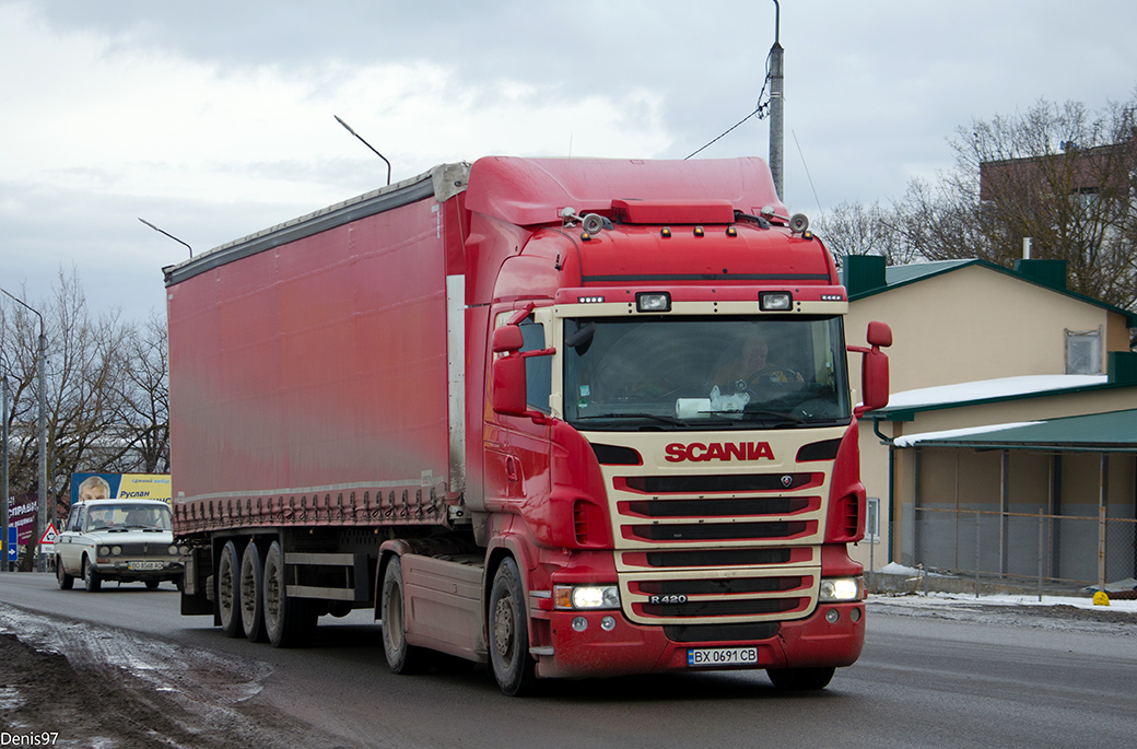Хмельницкая область, № ВХ 0691 СВ — Scania ('2009) R420