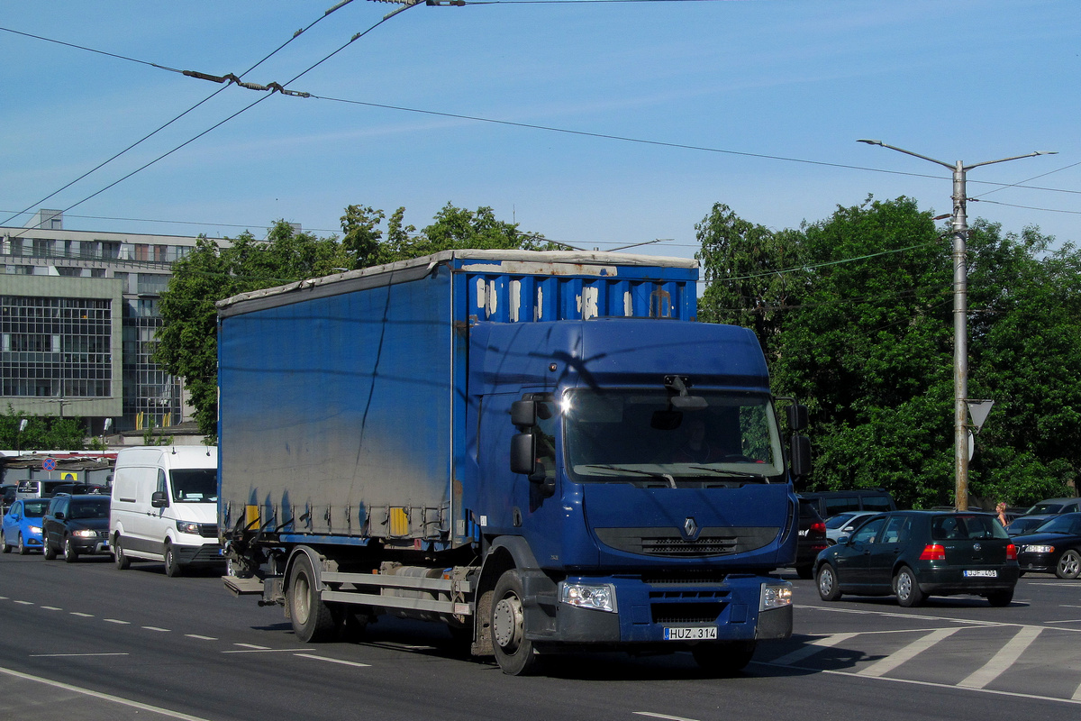 Литва, № HUZ 314 — Renault Premium ('2006)