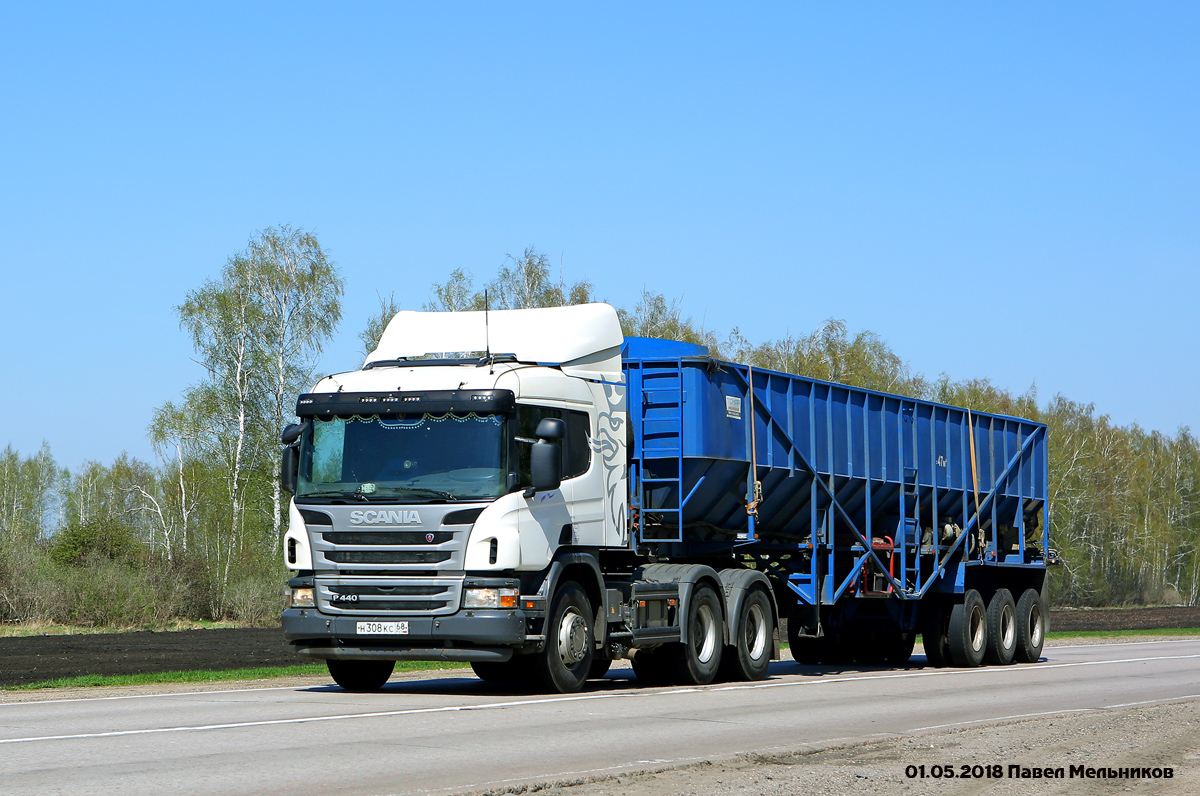 Тамбовская область, № Н 308 КС 68 — Scania ('2011) P440