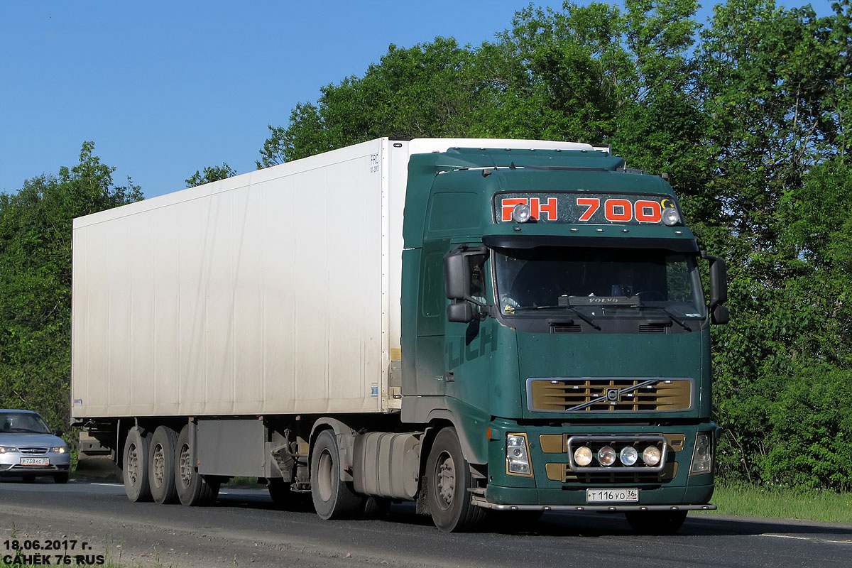 Воронежская область, № Т 116 УО 36 — Volvo ('2002) FH12.420