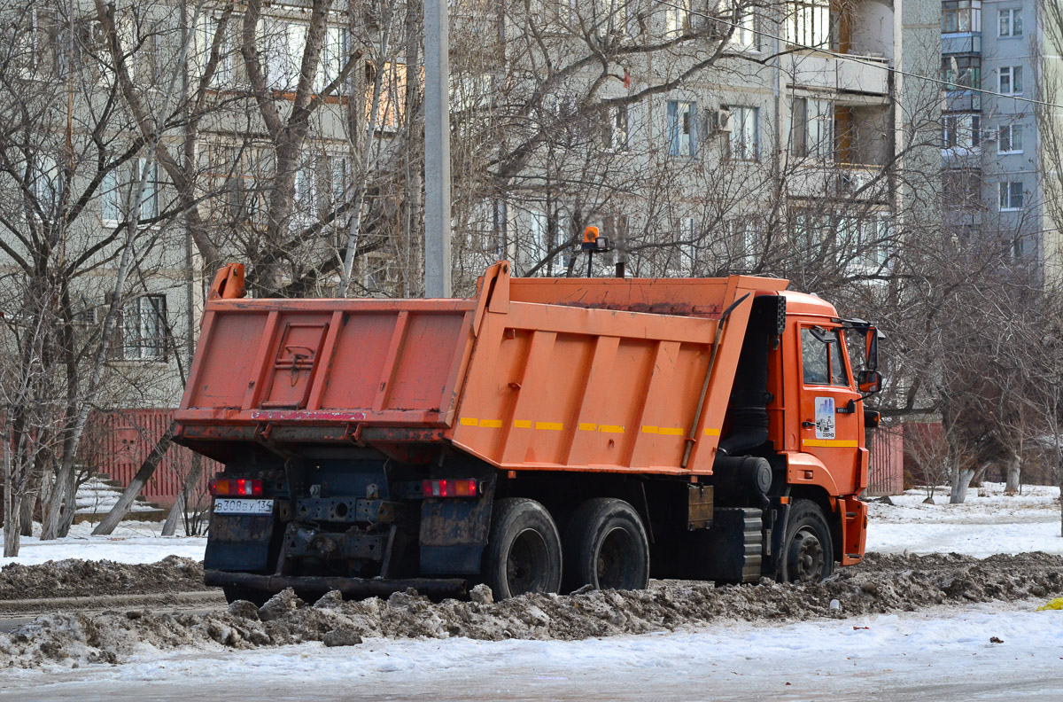 Волгоградская область, № В 308 ВУ 134 — КамАЗ-65115-L4