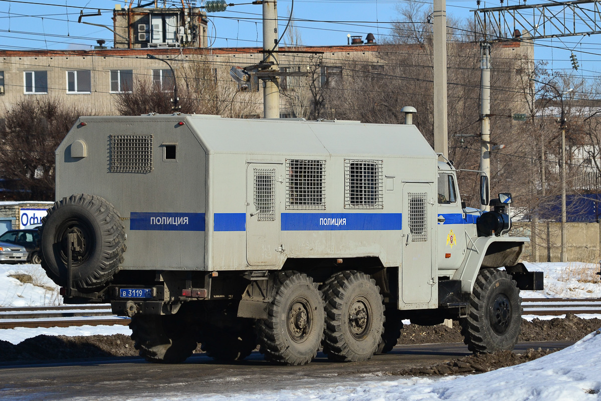 Волгоградская область, № В 3119 34 — Урал-43203-41