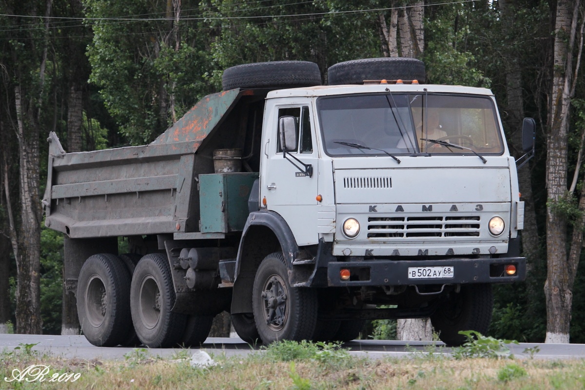 Тамбовская область, № В 502 АУ 68 — КамАЗ-55111 (общая модель)