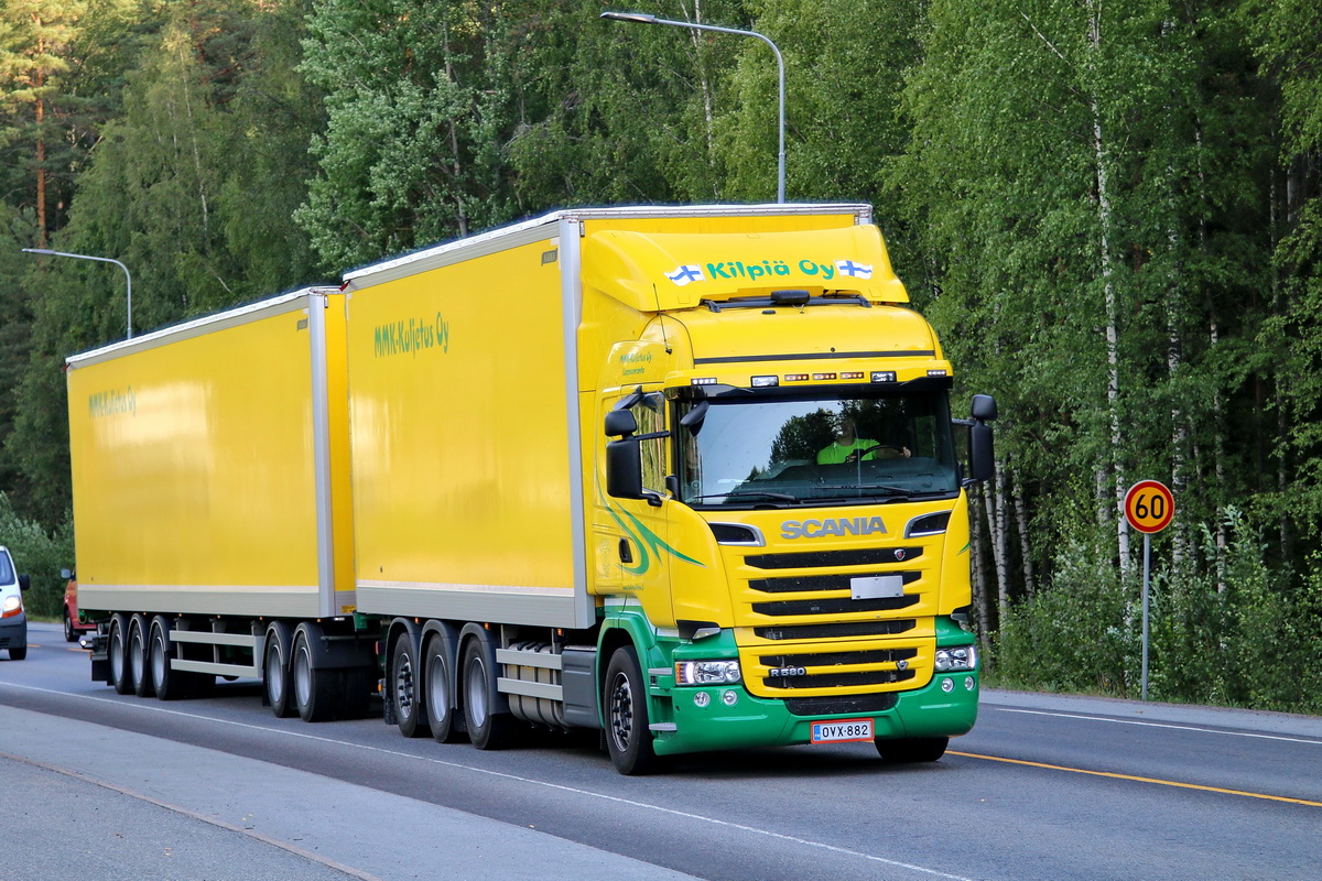 Финляндия, № OVX-882 — Scania ('2013) R580