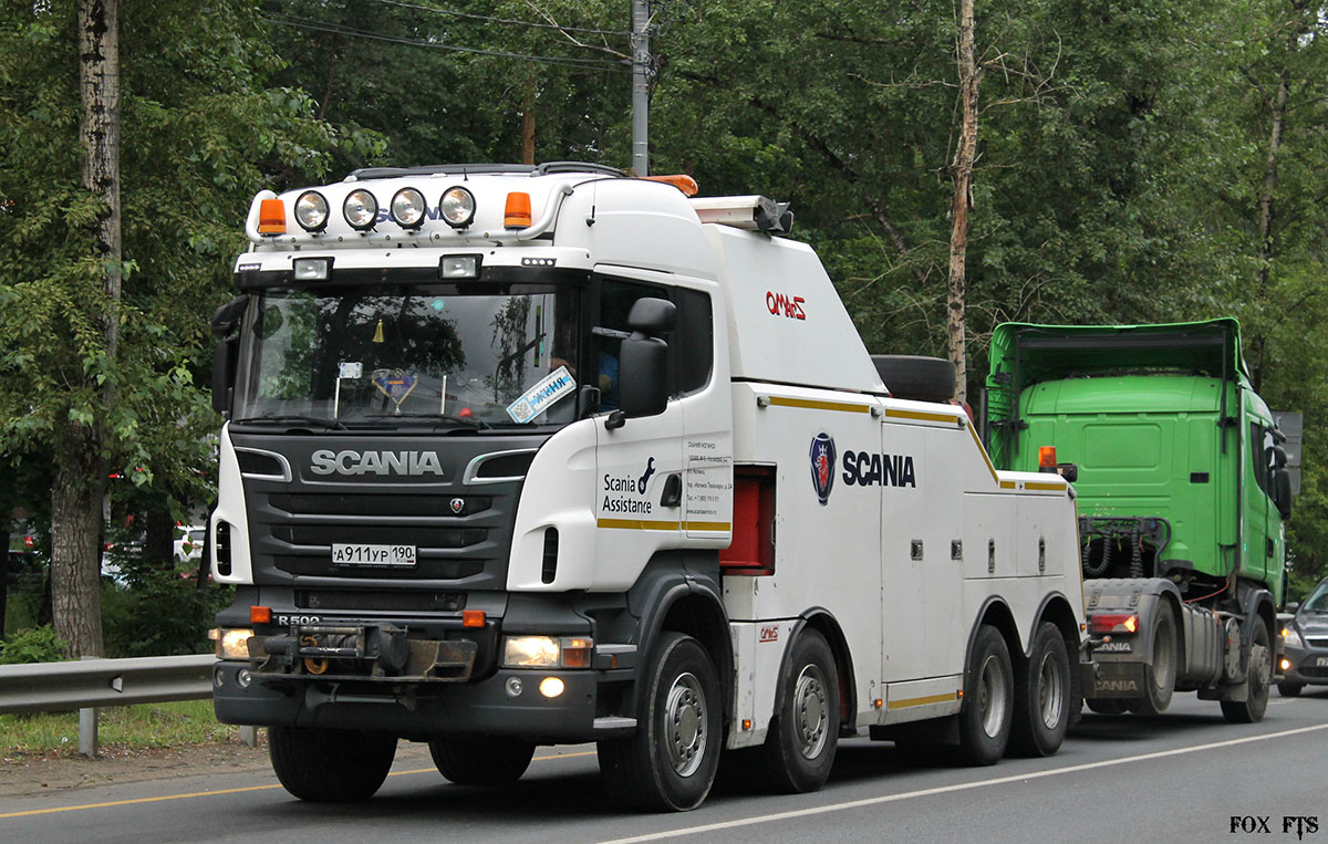 Московская область, № А 911 УР 190 — Scania ('2009) R500