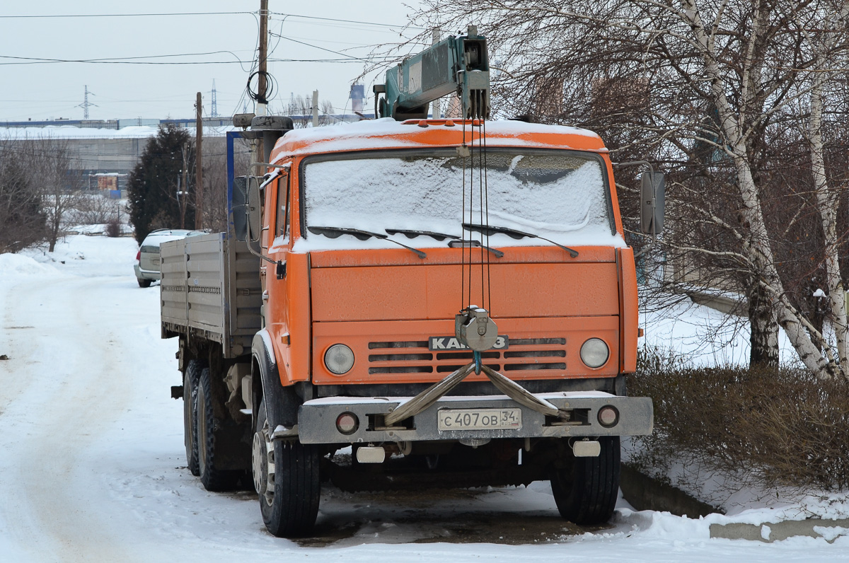 Волгоградская область, № С 407 ОВ 34 — КамАЗ-53212