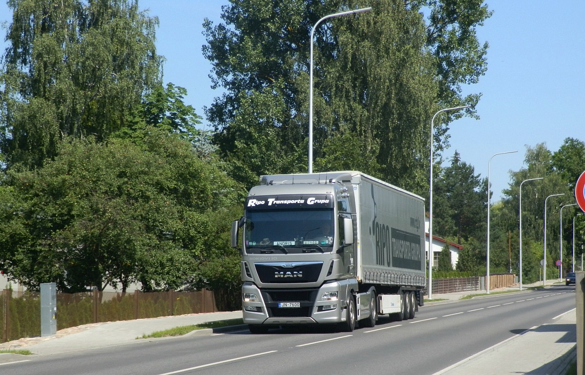 Латвия, № JN-7600 — MAN TGX ('2012) 18.440