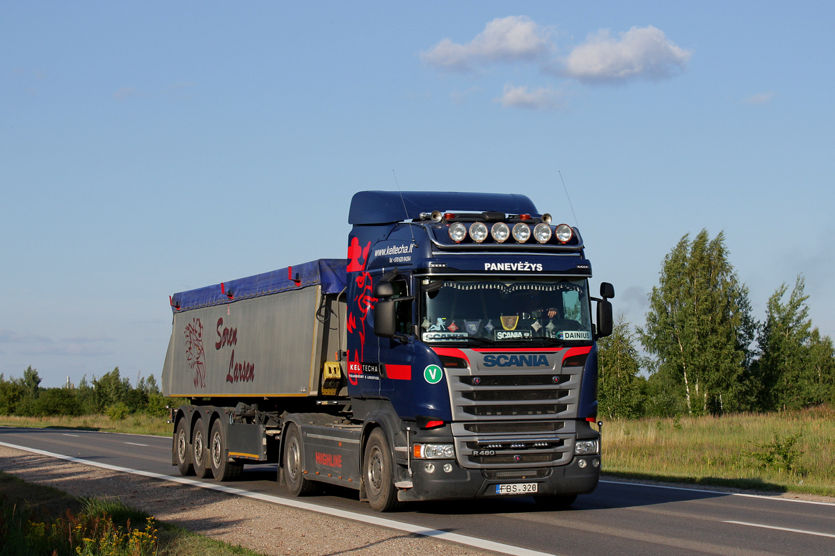 Литва, № FBS 320 — Scania ('2013) R480