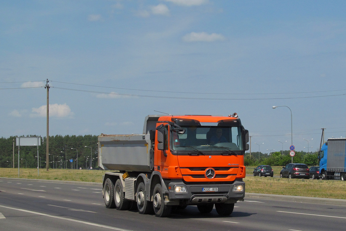 Литва, № KGE 806 — Mercedes-Benz Actros ('2009)