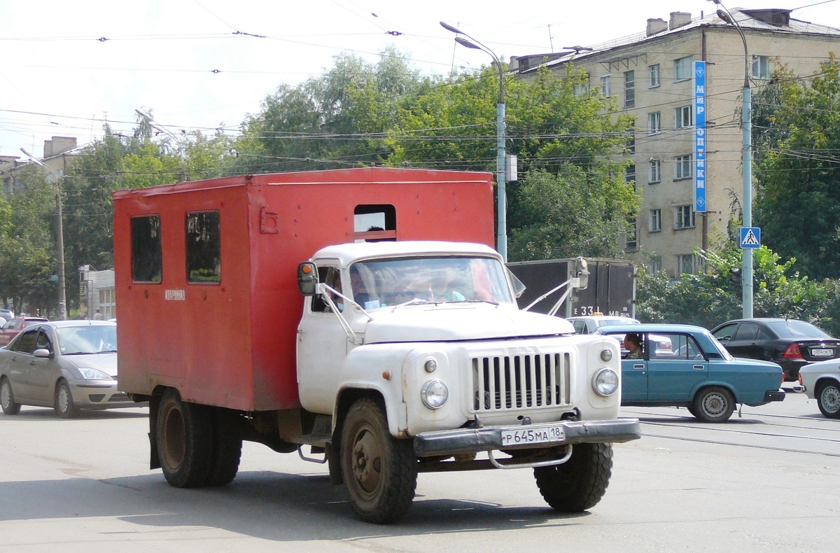 Удмуртия, № Р 645 МА 18 — ГАЗ-52-01
