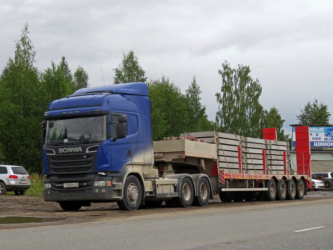 Кировская область, № Т 103 РЕ 43 — Scania ('2013) R500