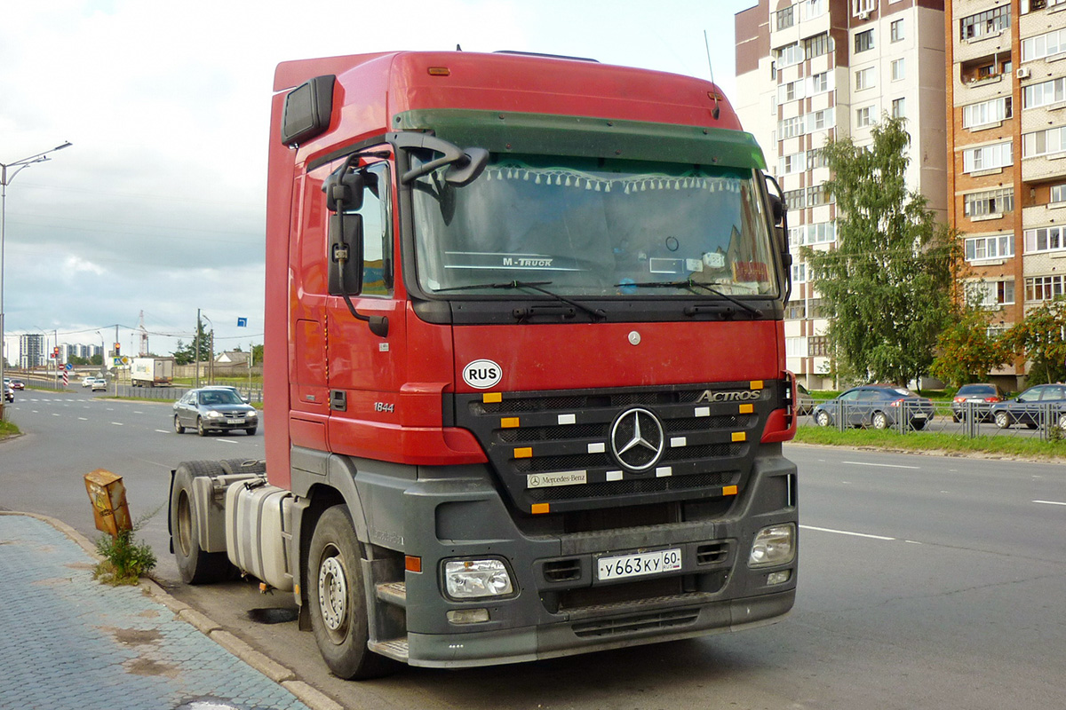 Псковская область, № У 663 КУ 60 — Mercedes-Benz Actros ('2003) 1844
