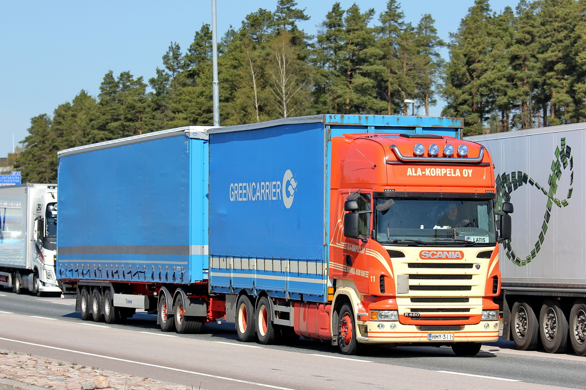 Финляндия, № HMY-311 — Scania ('2004) R480