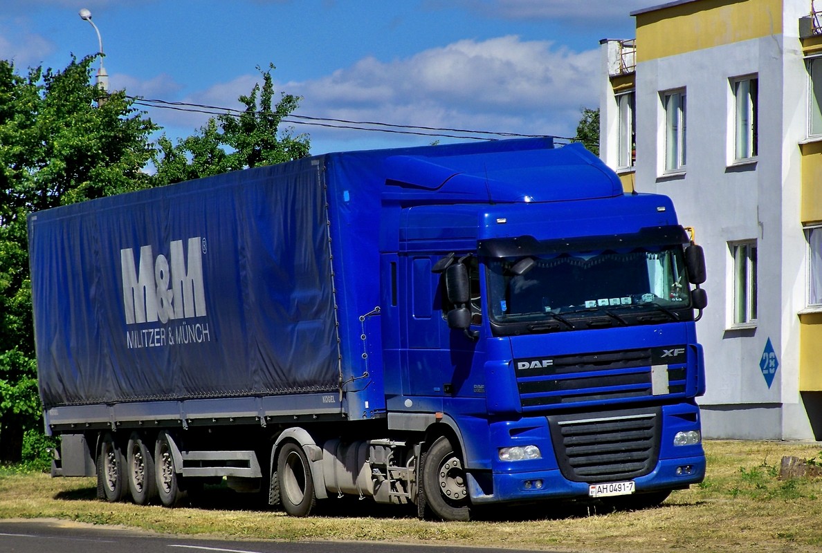 Минск, № АН 0491-7 — DAF XF105 FT