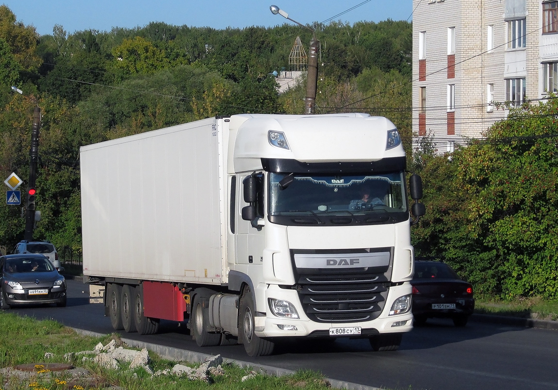 Мордовия, № К 808 СУ 13 — DAF XF Euro6 FT