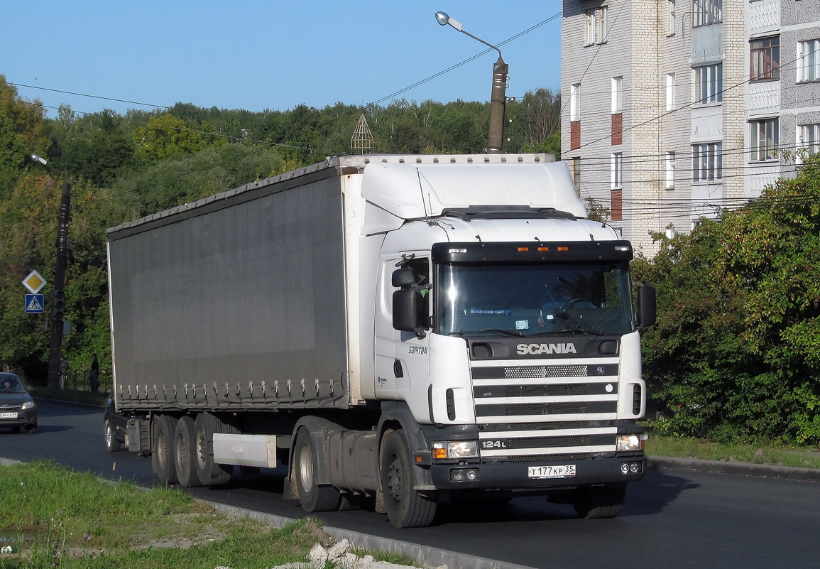 Вологодская область, № Т 177 КР 35 — Scania ('1996) R124L
