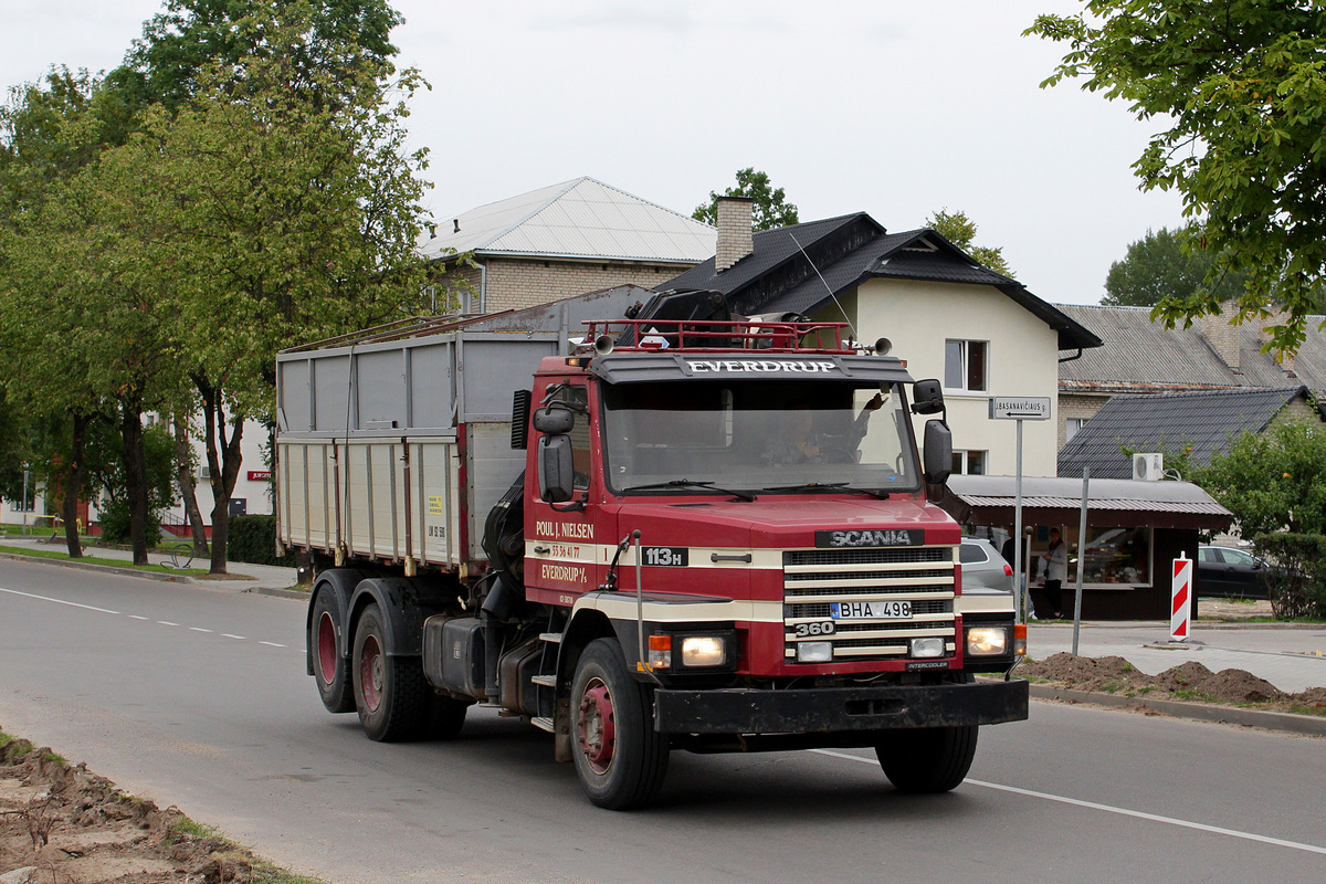 Литва, № BHA 498 — Scania (II) T-Series 113H