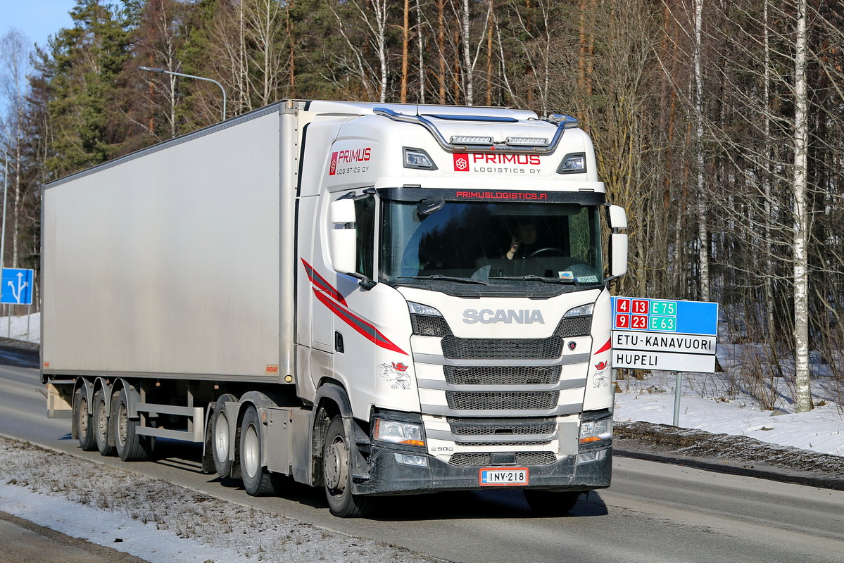 Финляндия, № INV-218 — Scania ('2016) S500