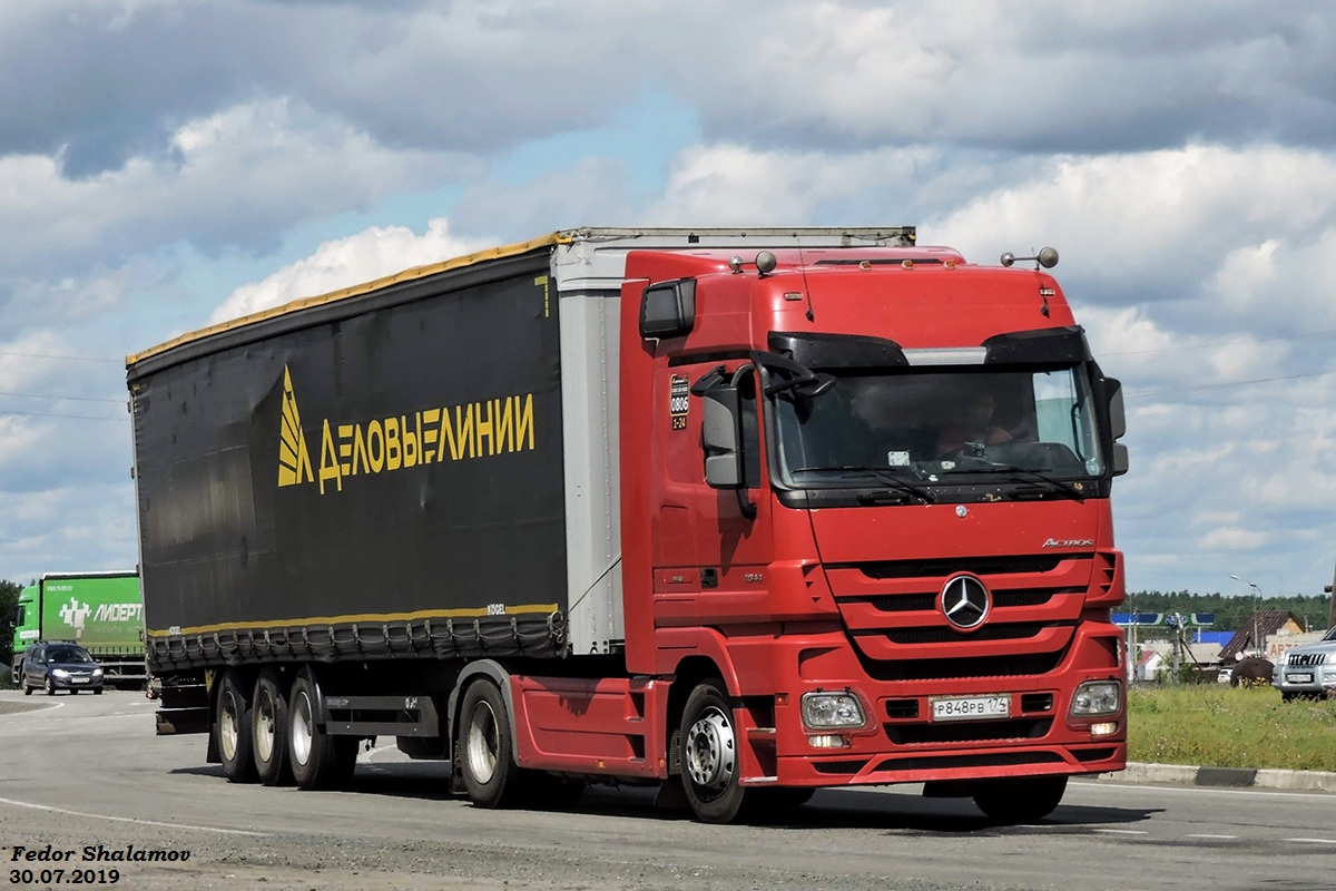 Челябинская область, № 0806 — Mercedes-Benz Actros ('2009) 1844