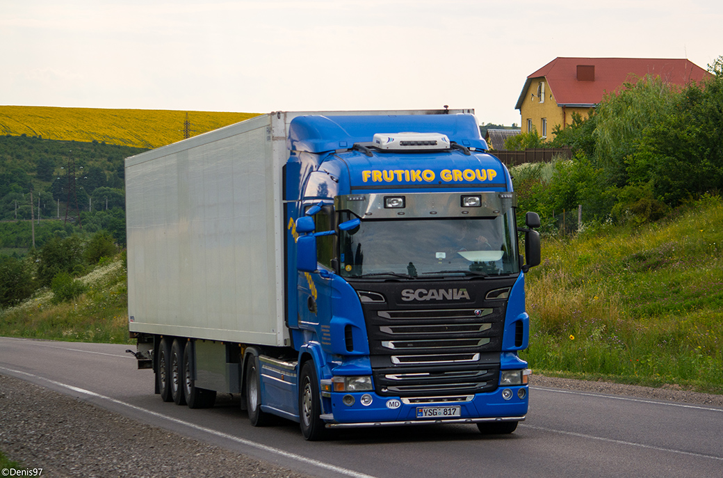Молдавия, № YSG 817 — Scania ('2009, общая модель)