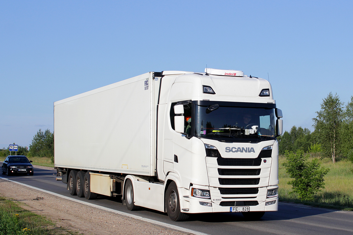 Латвия, № FE-828 — Scania ('2016) S450