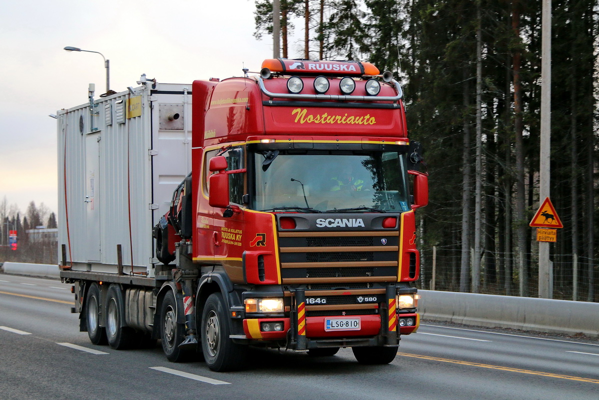 Финляндия, № LSG-810 — Scania ('1996) R164G