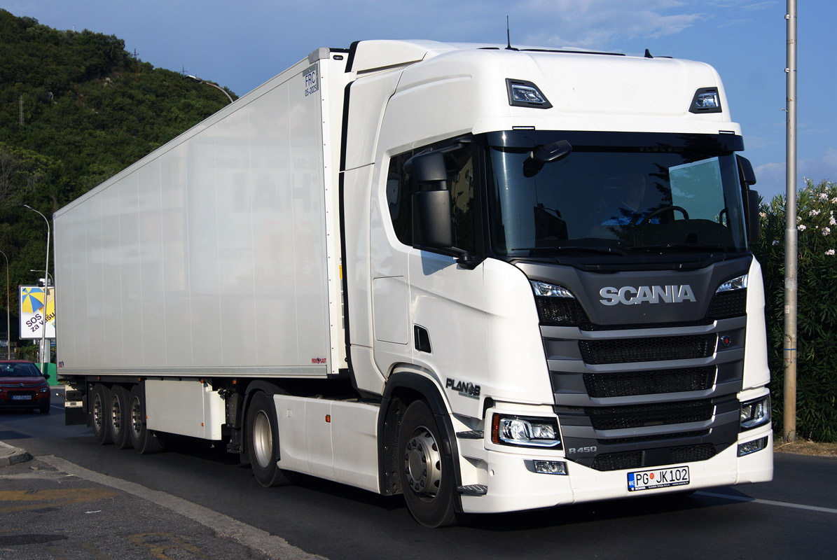 Черногория, № PG JK102 — Scania ('2016) R450