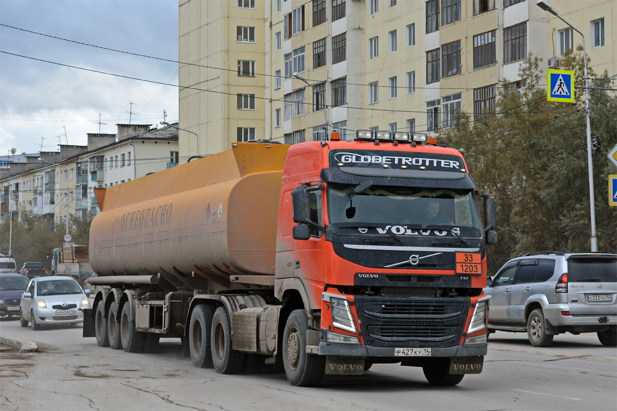 Саха (Якутия), № Р 427 КУ 14 — Volvo ('2013) FM.420 [X9P]
