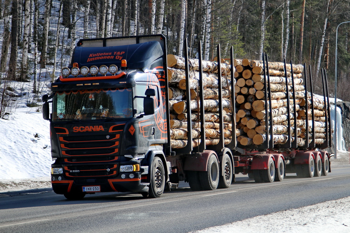 Финляндия, № INX-230 — Scania ('2013) R580