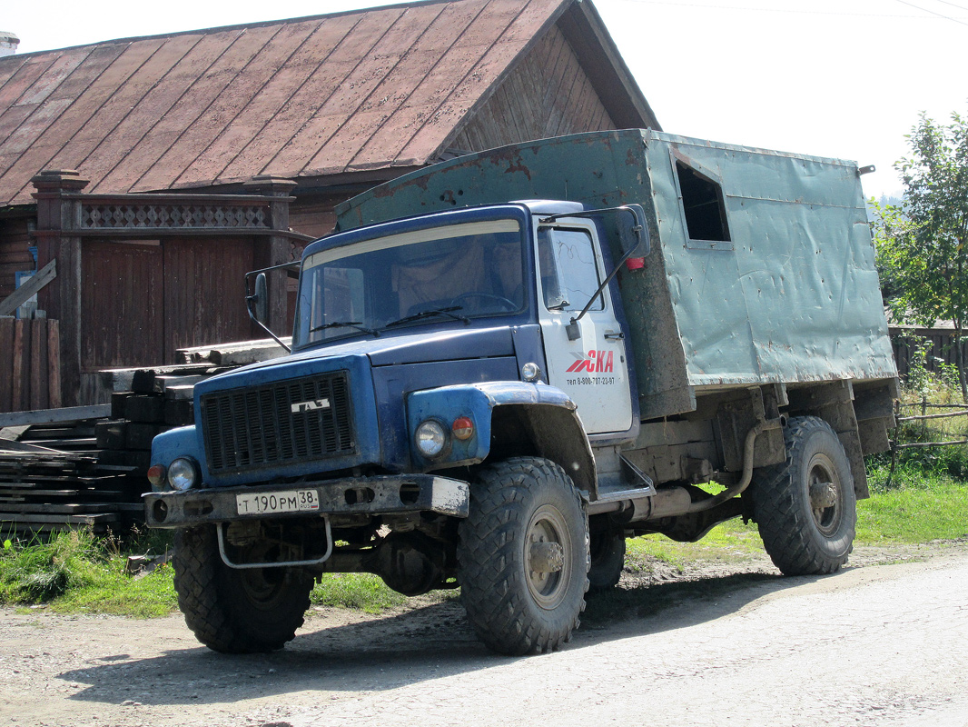 Бурятия, № Т 190 РМ 38 — ГАЗ-3308 «Садко»