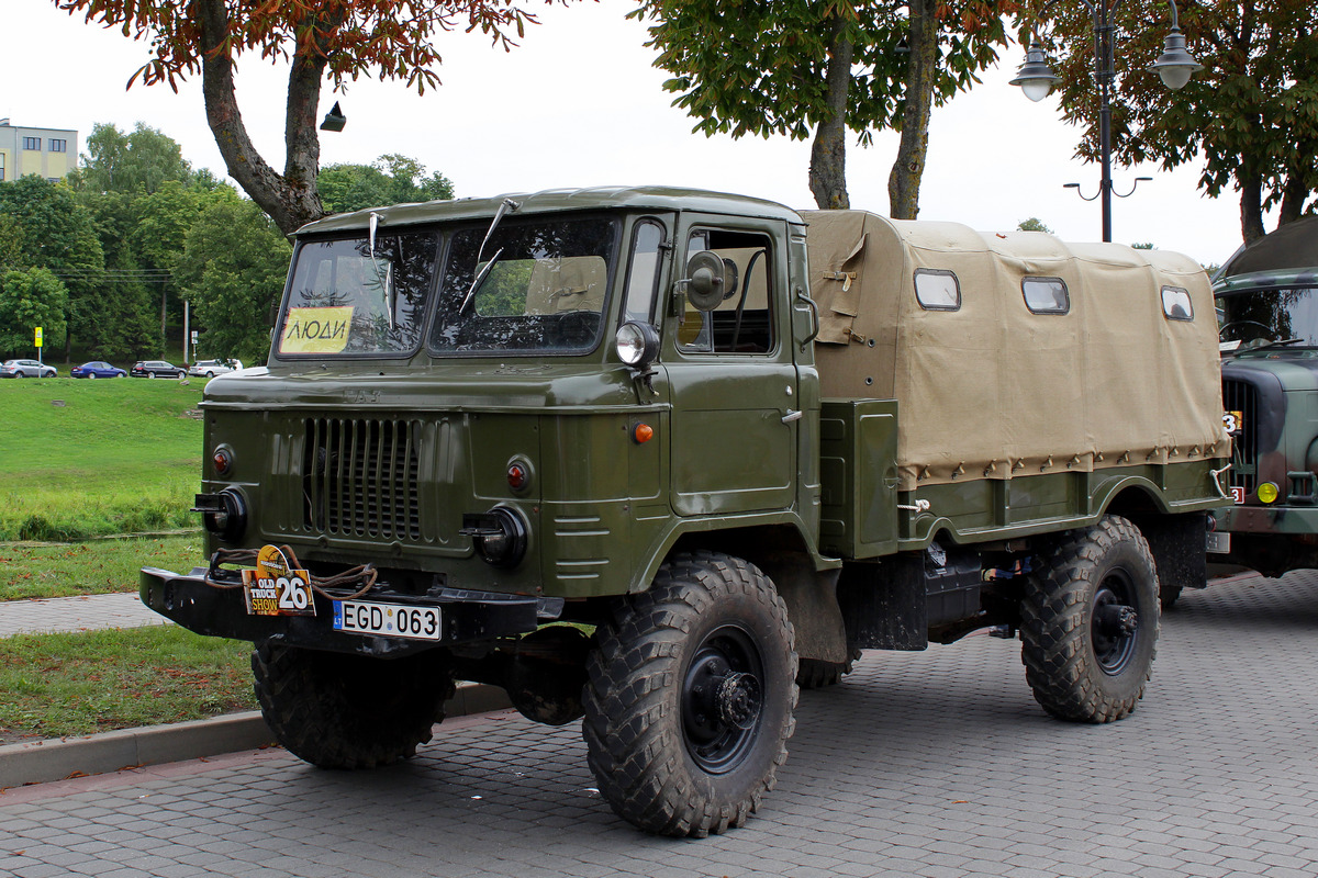 Литва, № EGD 063 — ГАЗ-66 (общая модель); Литва — Old Truck Show 2019
