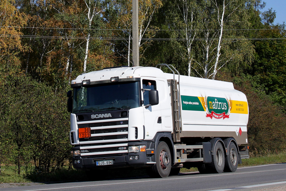 Литва, № GJS 694 — Scania ('1996) R124L