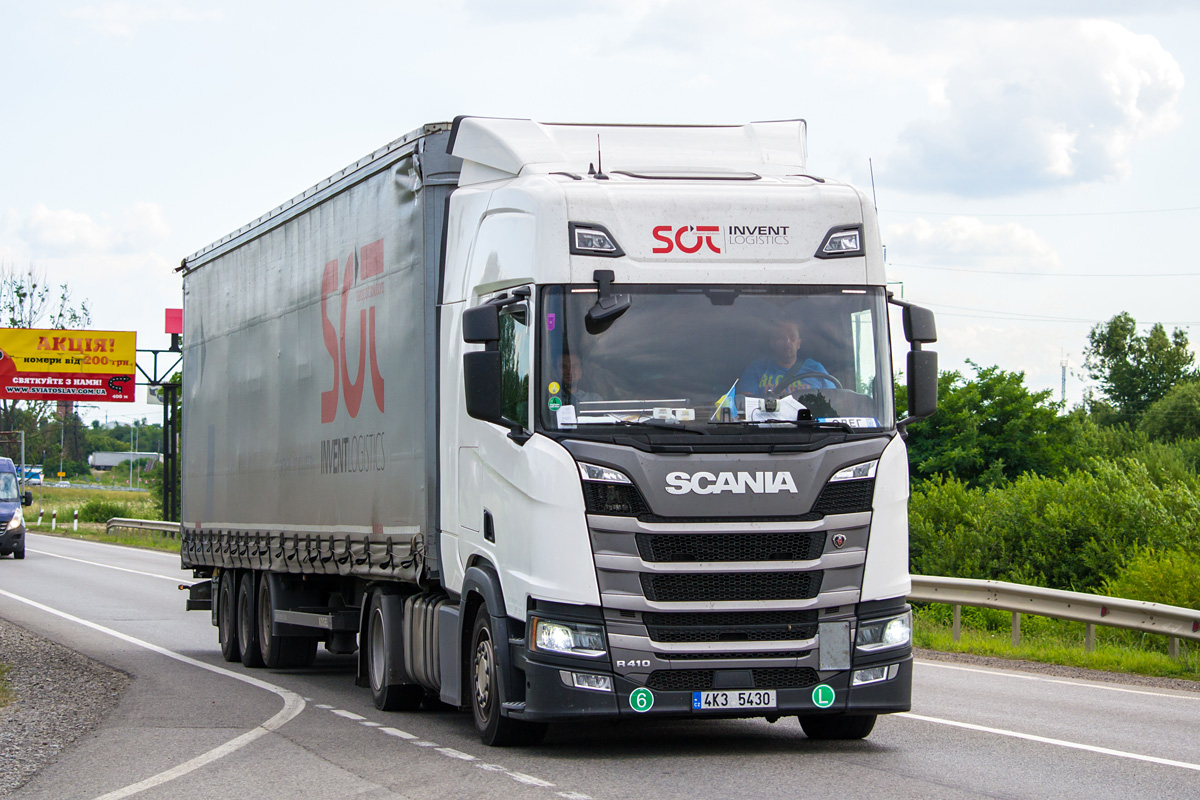 Чехия, № 4K3 5430 — Scania ('2016) R410