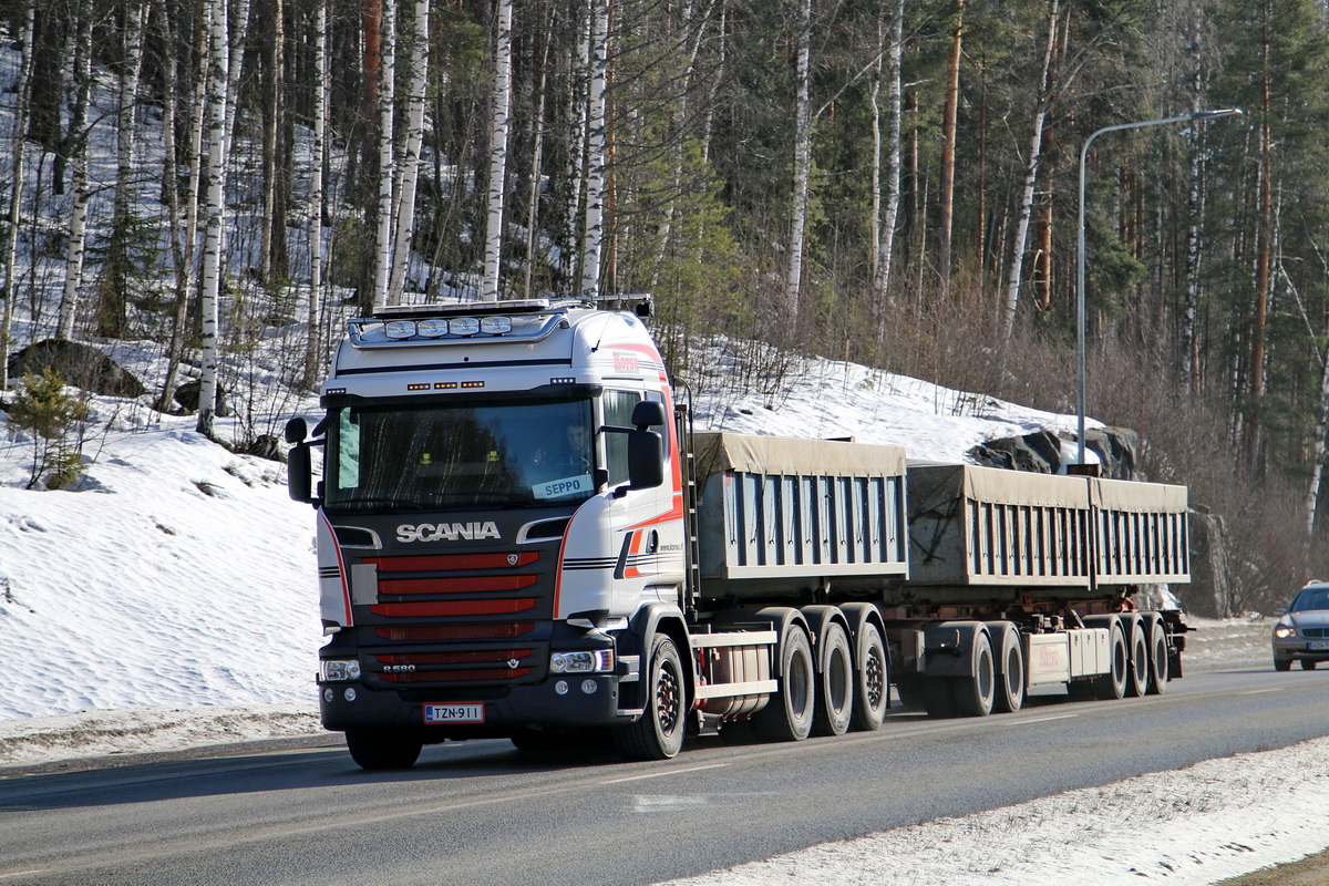 Финляндия, № TZN-911 — Scania ('2013) R580
