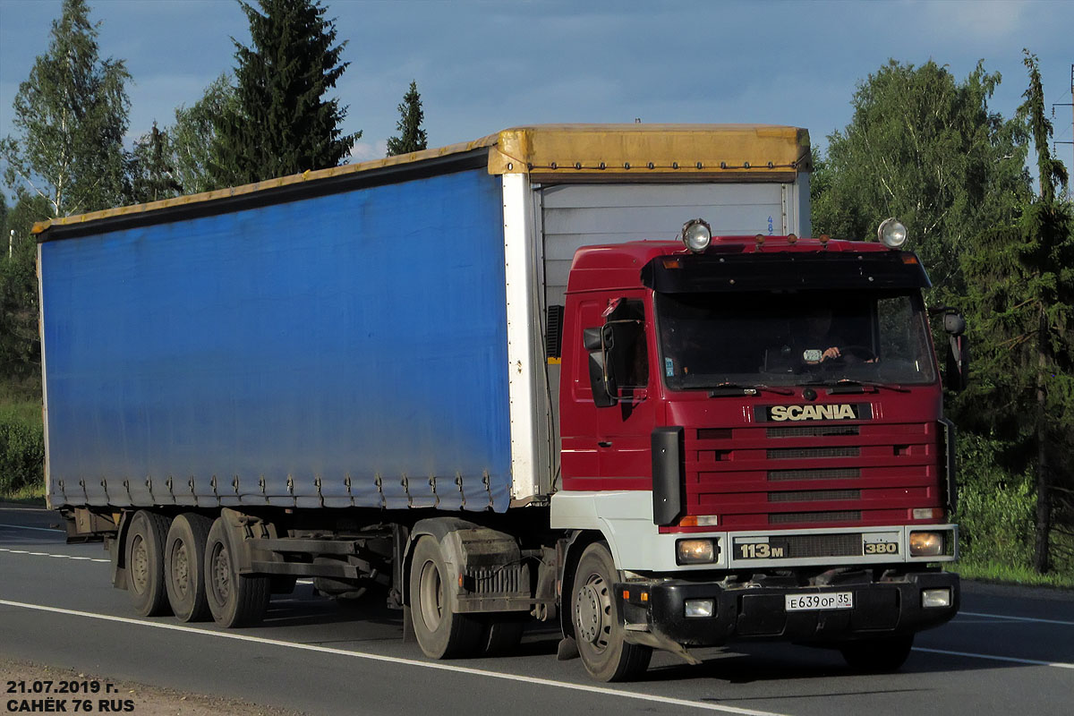 Вологодская область, № Е 639 ОР 35 — Scania (III) R113M
