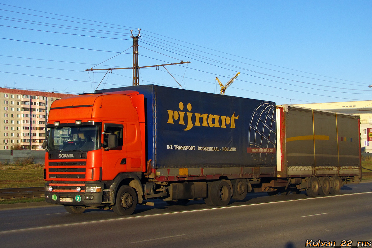 Нижегородская область, № М 393 МУ 152 — Scania ('1996, общая модель)