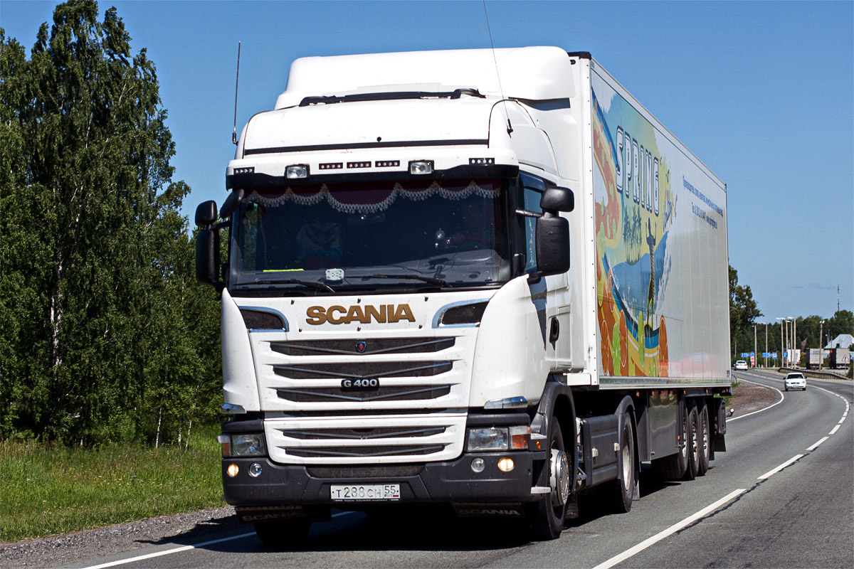 Омская область, № Т 288 СН 55 — Scania ('2013) G400