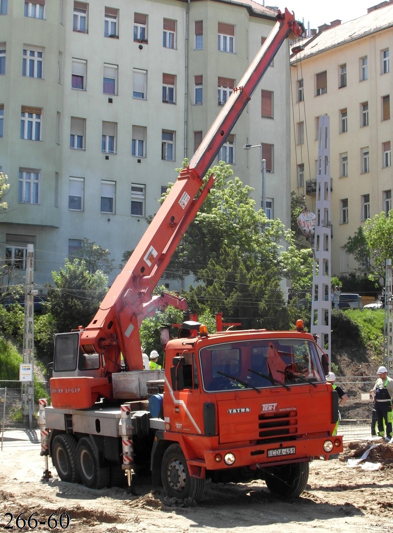 Венгрия, № CDA-451 — Tatra 815 P13; Венгрия — Работы по строительству и реконструкции трамвайной сети в Будапеште