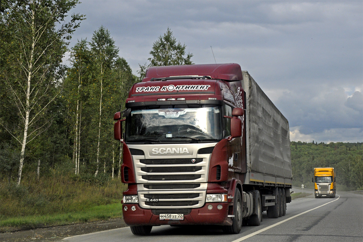 Алтайский край, № М 458 ХЕ 22 — Scania ('2009) R440