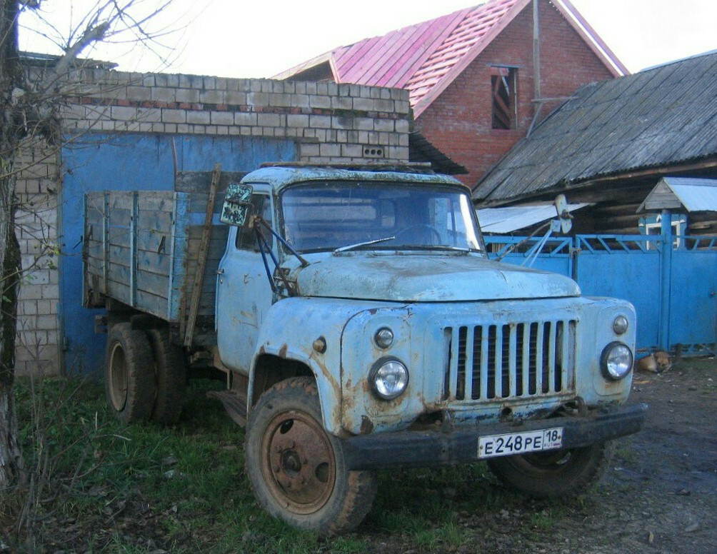 Удмуртия, № Е 248 РЕ 18 — ГАЗ-52-05