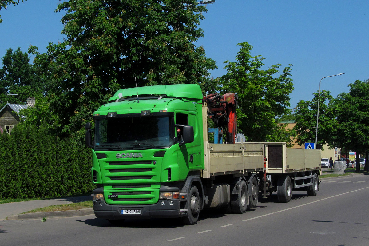 Литва, № LAK 609 — Scania ('2004) R420