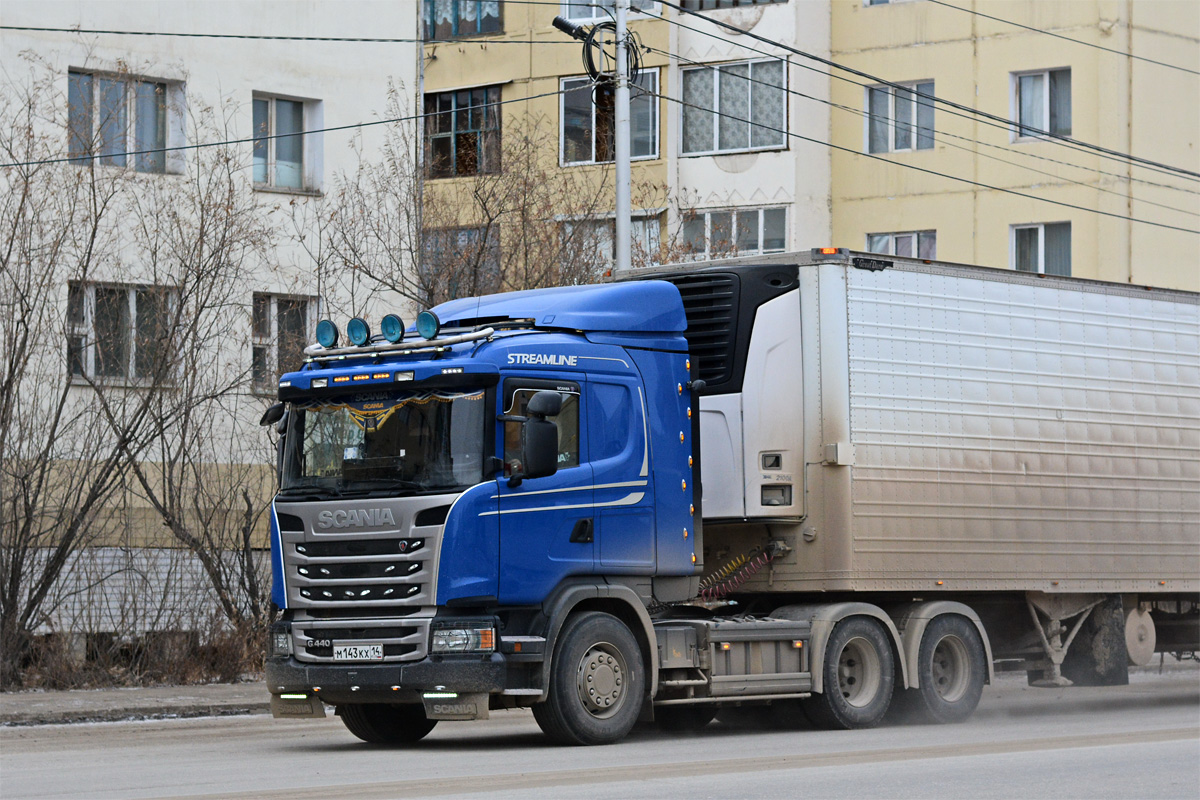 Саха (Якутия), № М 143 КХ 14 — Scania ('2013) G440