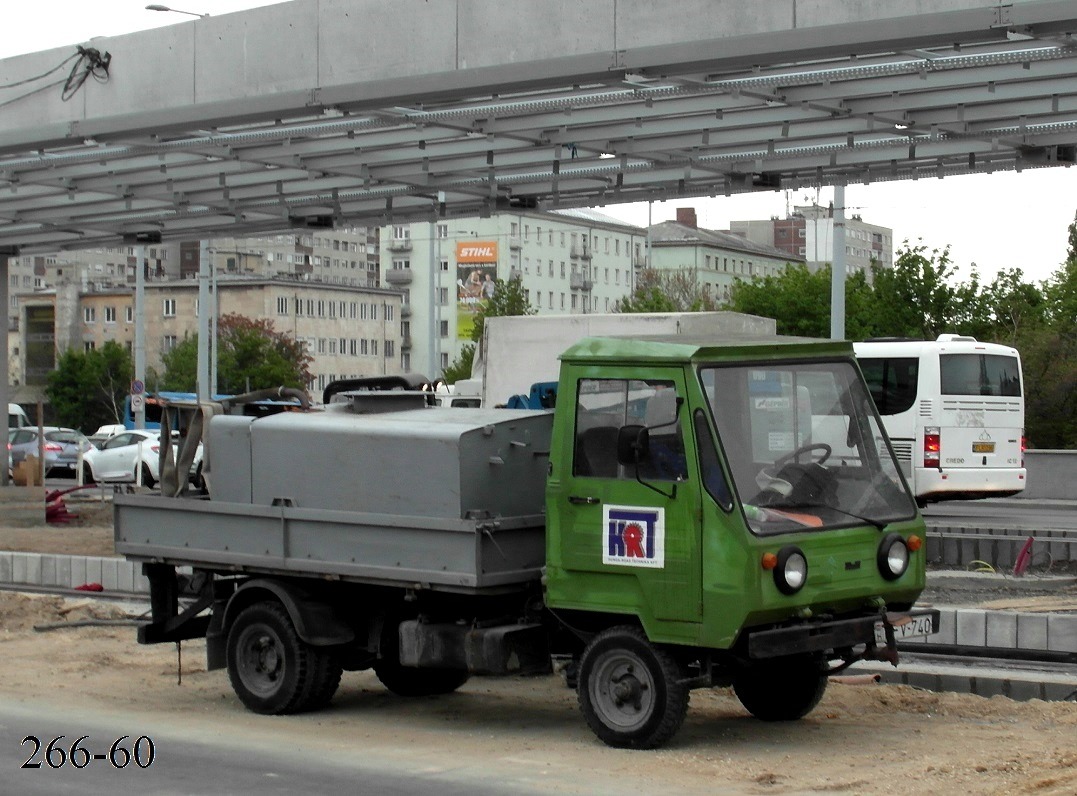 Венгрия, № HFV-740 — Multicar M25 (общая модель); Венгрия — Работы по строительству и реконструкции трамвайной сети в Будапеште