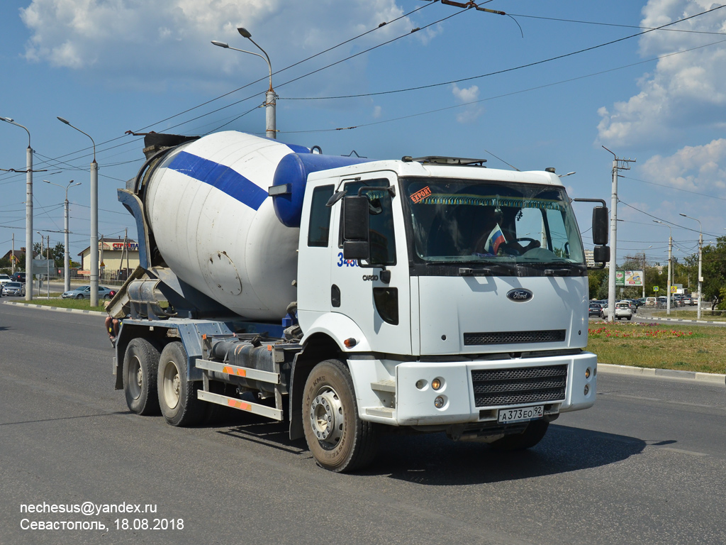 Севастополь, № А 373 ЕО 92 — Ford Cargo ('2003) 3430