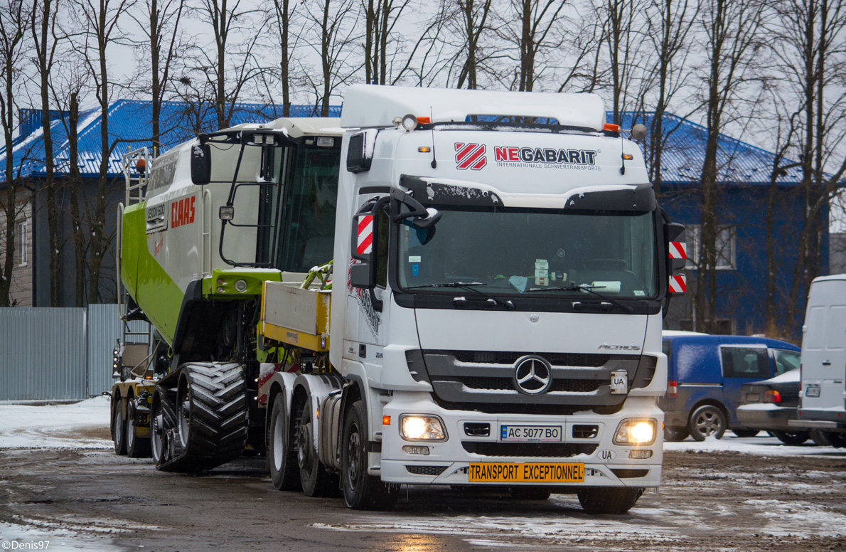 Волынская область, № АС 5077 ВО — Mercedes-Benz Actros ('2009)