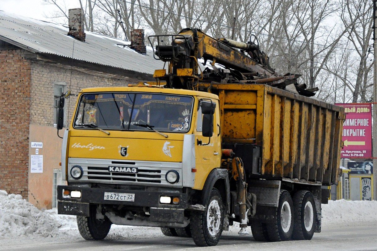 Алтайский край, № В 672 СТ 22 — КамАЗ-53212