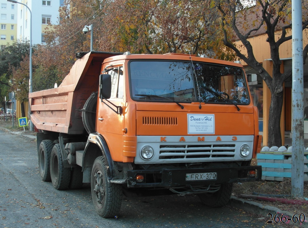 Венгрия, № FRX-370 — КамАЗ-5511; Венгрия — Работы по строительству и реконструкции трамвайной сети в Будапеште