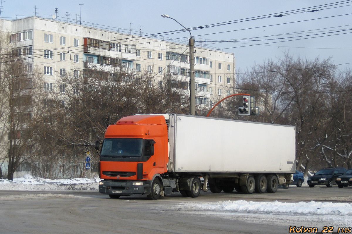 Новосибирская область, № Р 607 СХ 54 — Renault Premium ('1996)